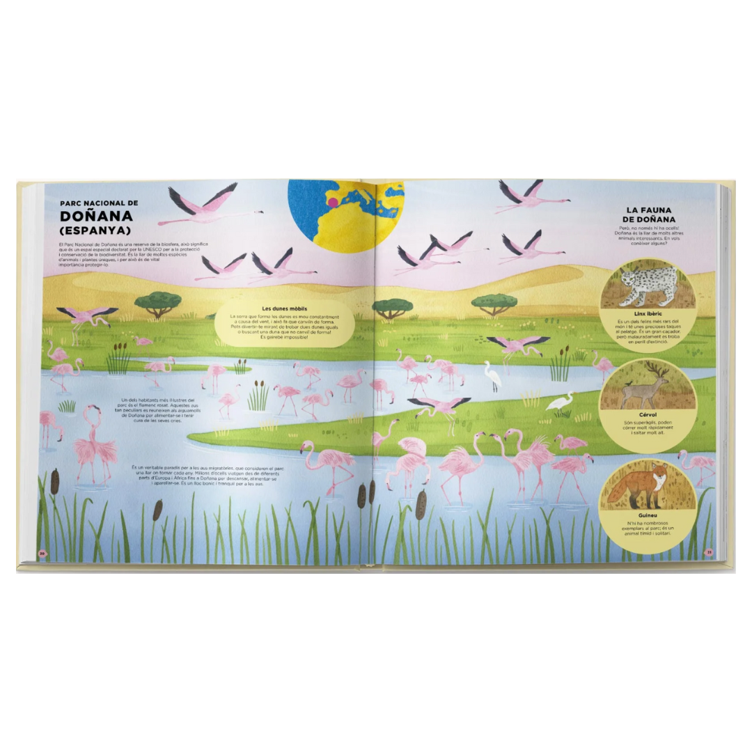 Mapamundi de los animales