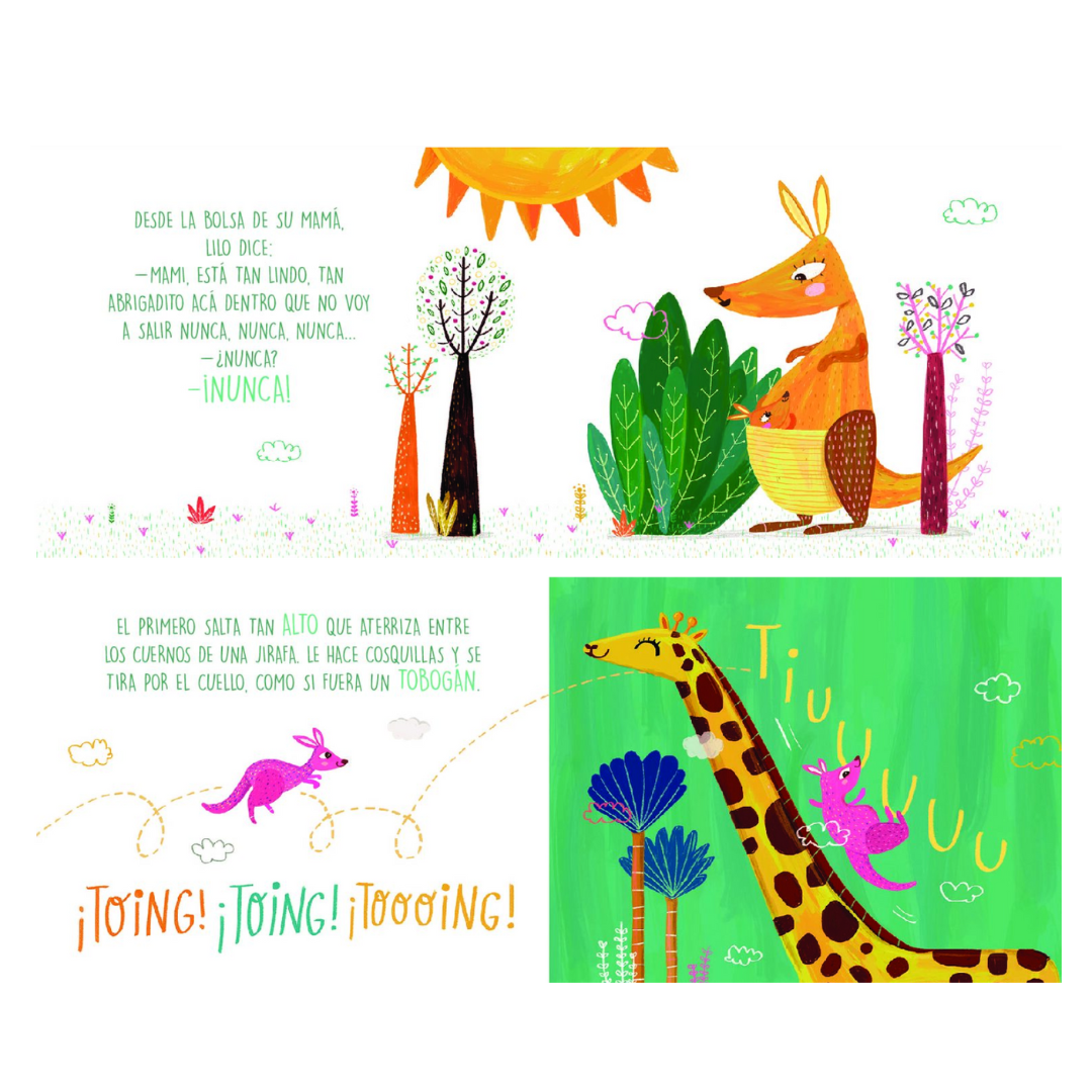 Salta canguro (cartoné)