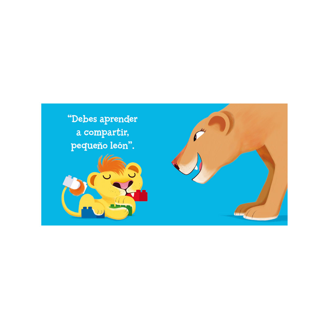 Pequeño león comparte (Cartoné)