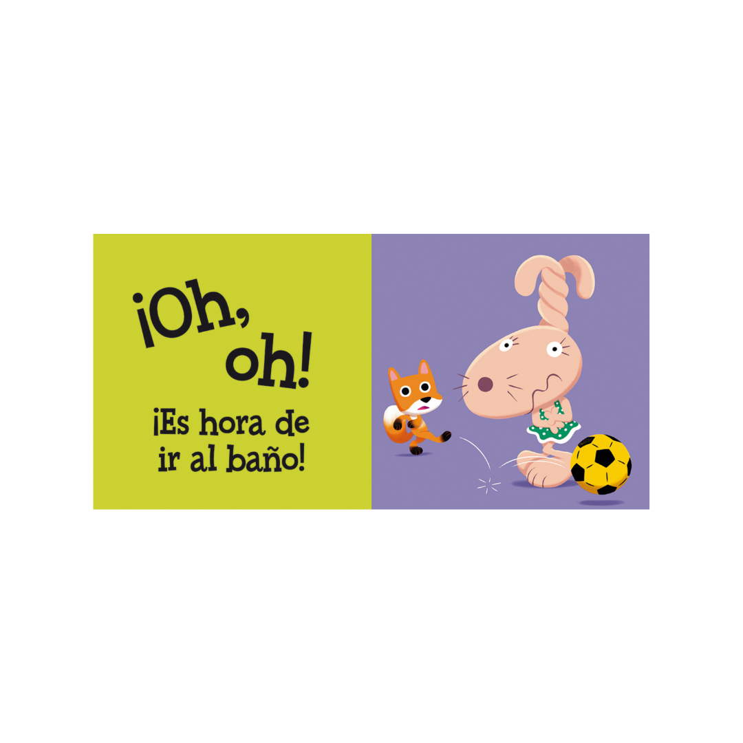 Todos los conejitos van al baño (Cartoné)