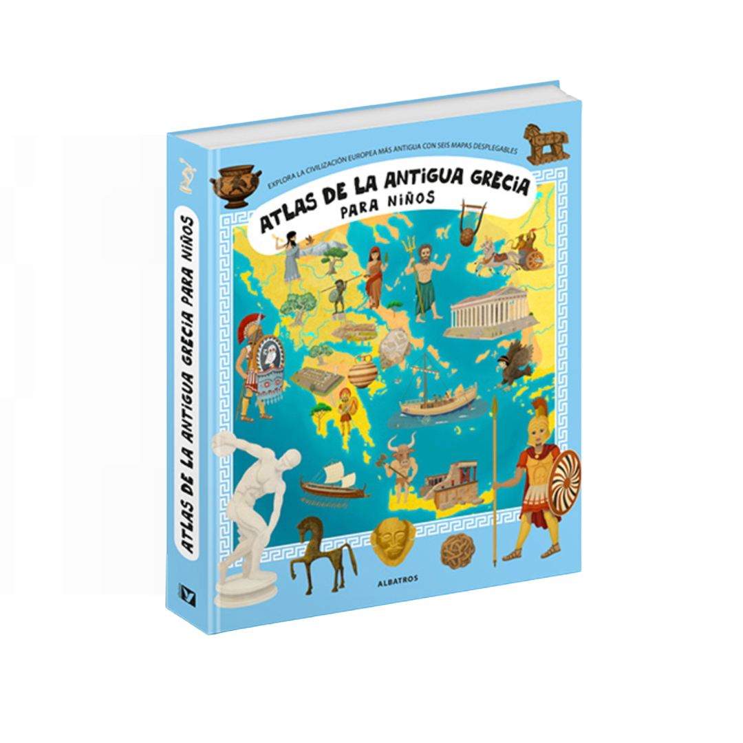 Atlas de la antigua Grecia para niños