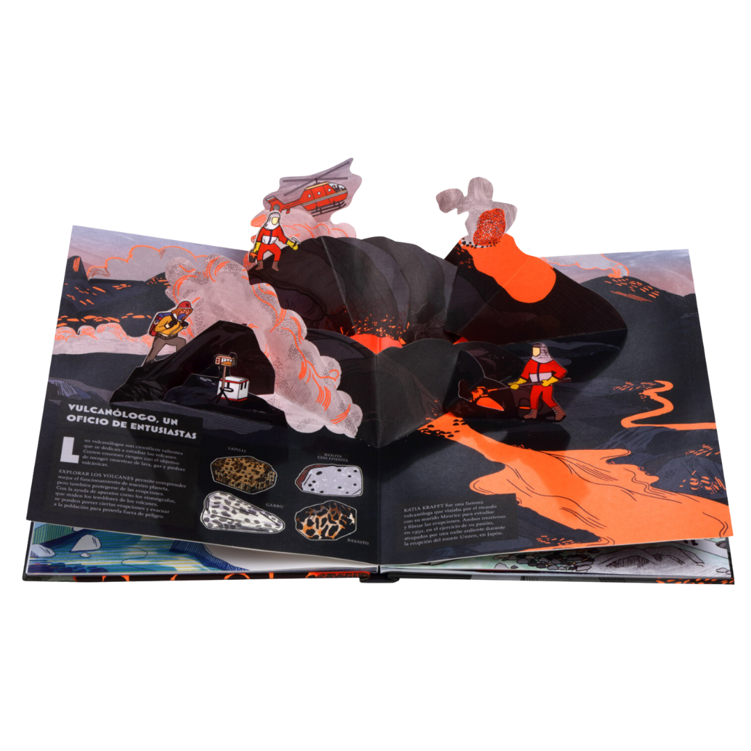 Pop up volcanes