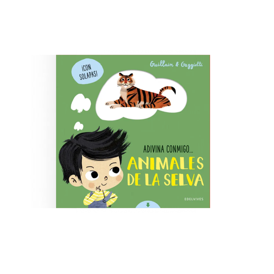 Animales de la selva (cartoné con solapas)