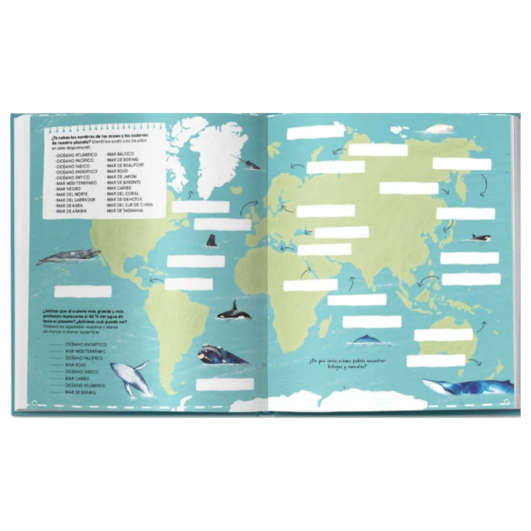 El gran libro de actividades para amantes de las ballenas