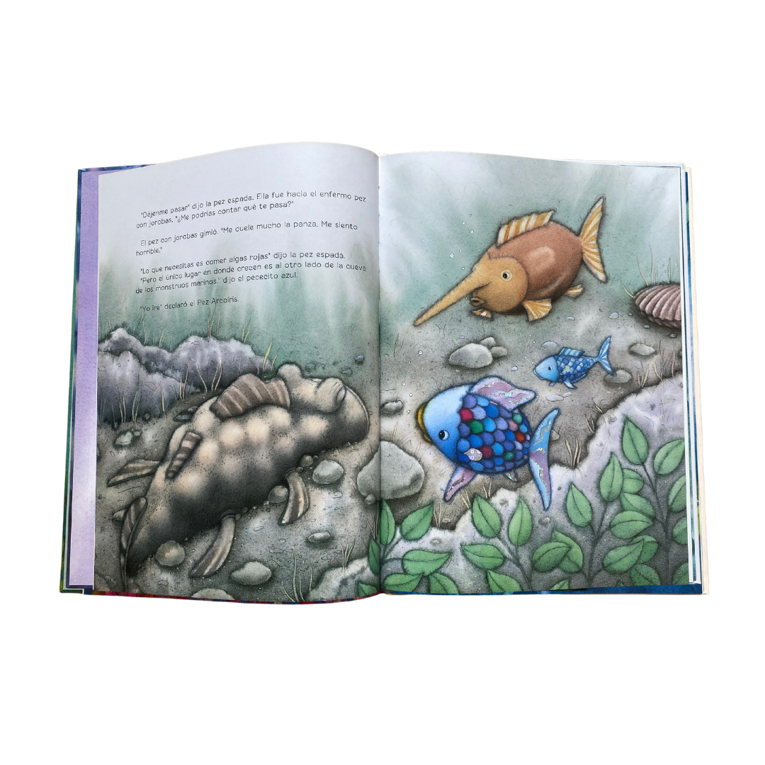 El Pez Arcoíris y la cueva de los monstruos marinos