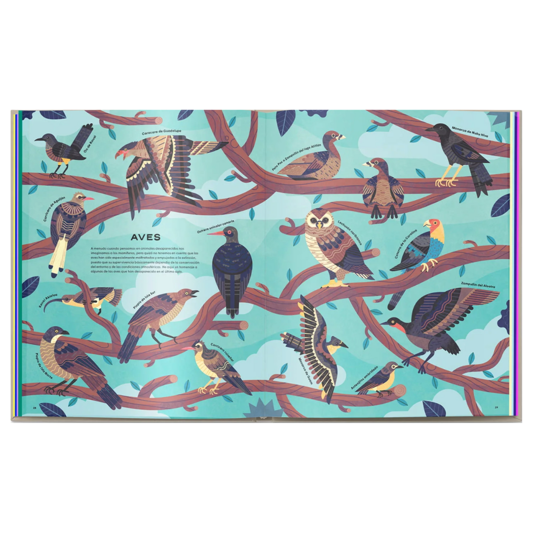 Extintivos: Homenaje ilustrado a las especies desaparecidas recientemente