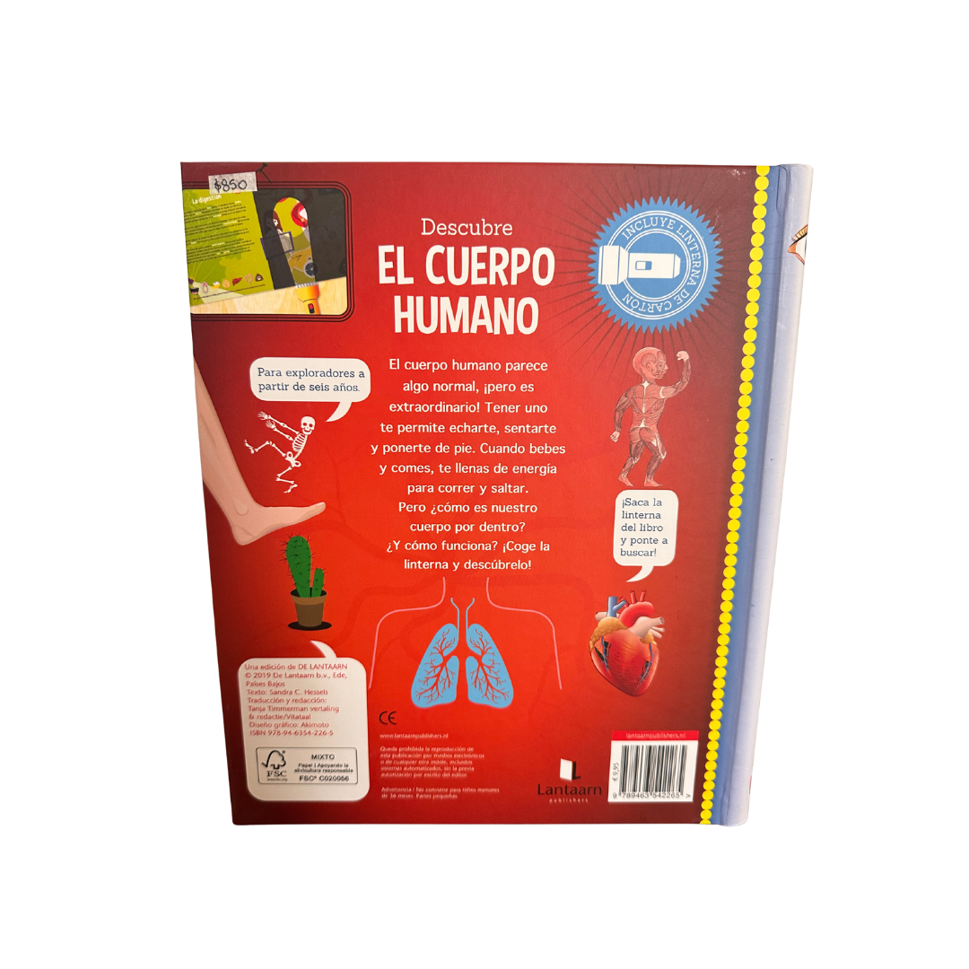 Descubre el cuerpo humano (con linterna)