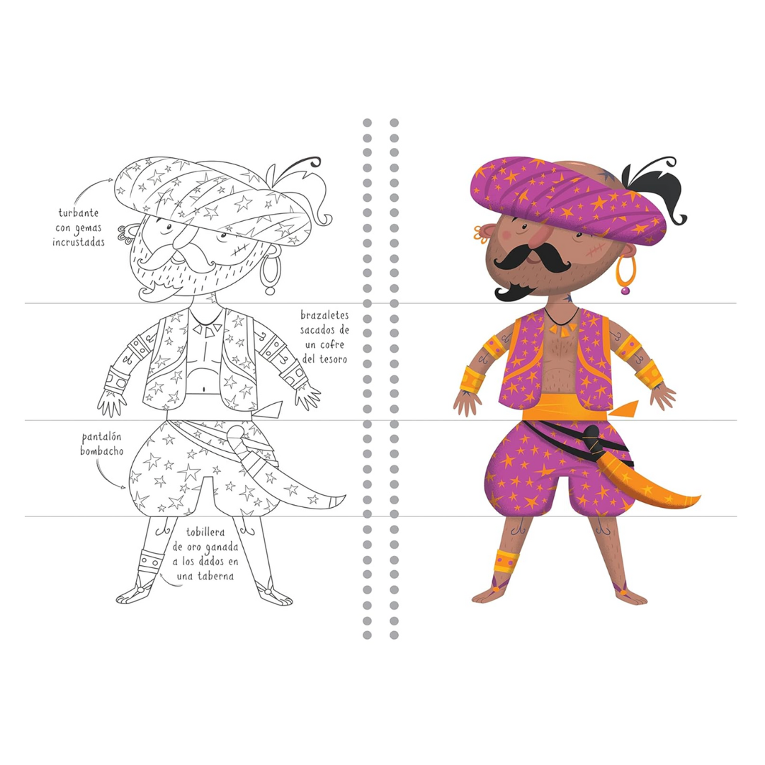 Piratas. Combina y crea