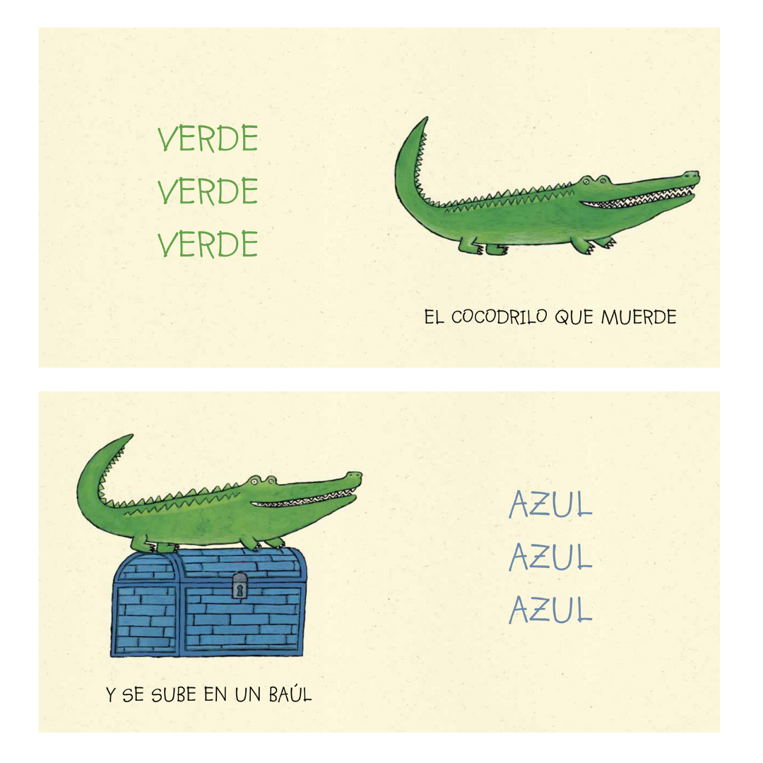 Cocodrilo (Cartoné) (Formato grande)