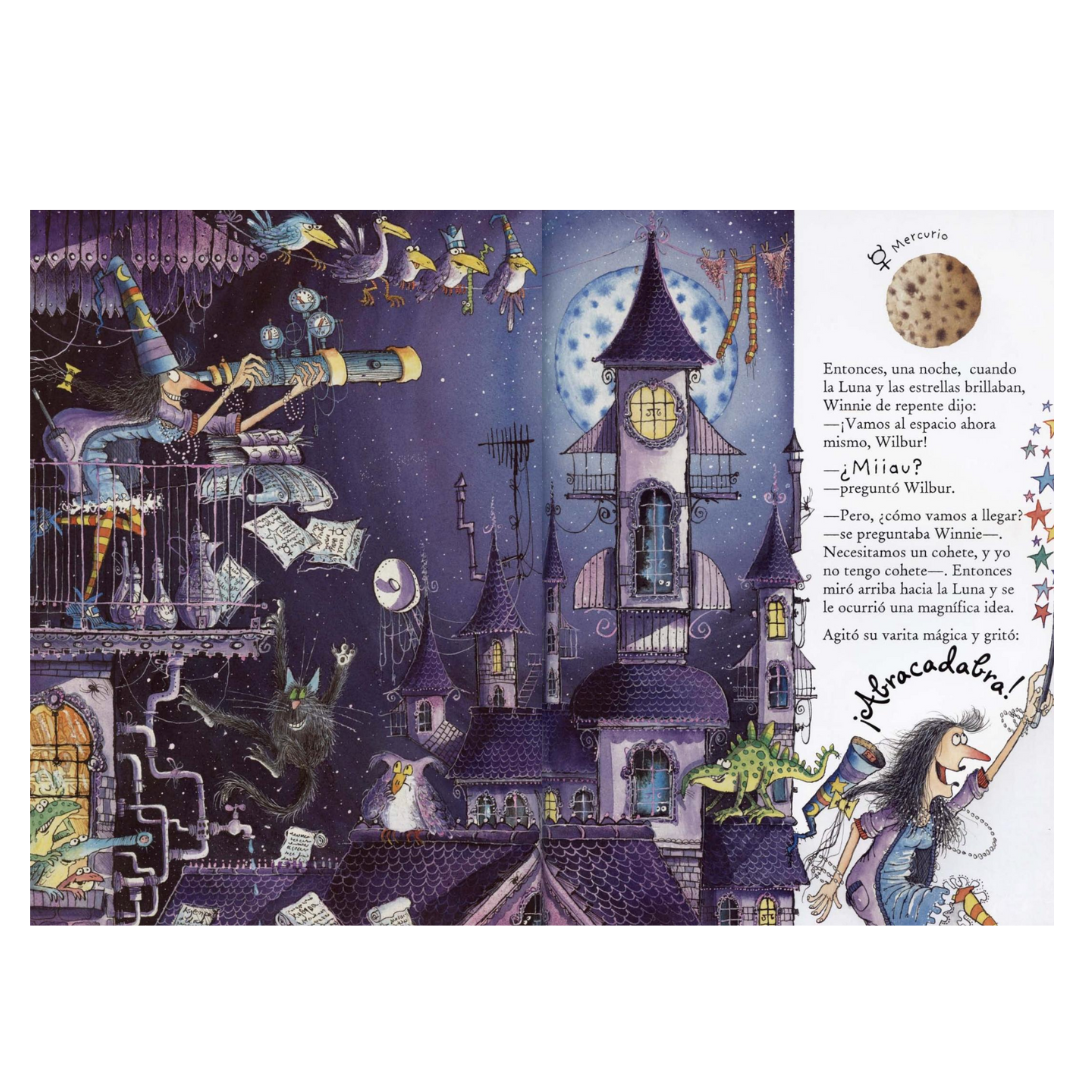 Winnie y Wilbur. En el espacio