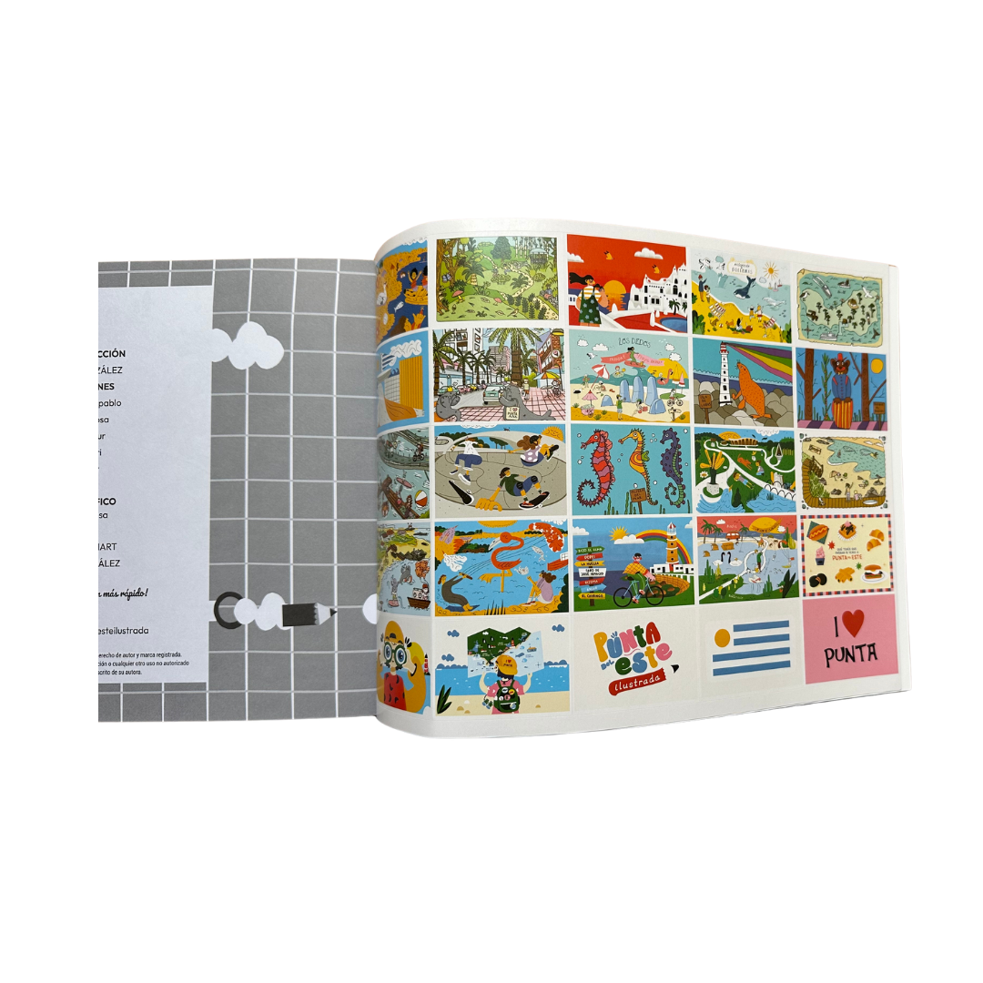 Punta del este ilustrada (Libro para colorear)