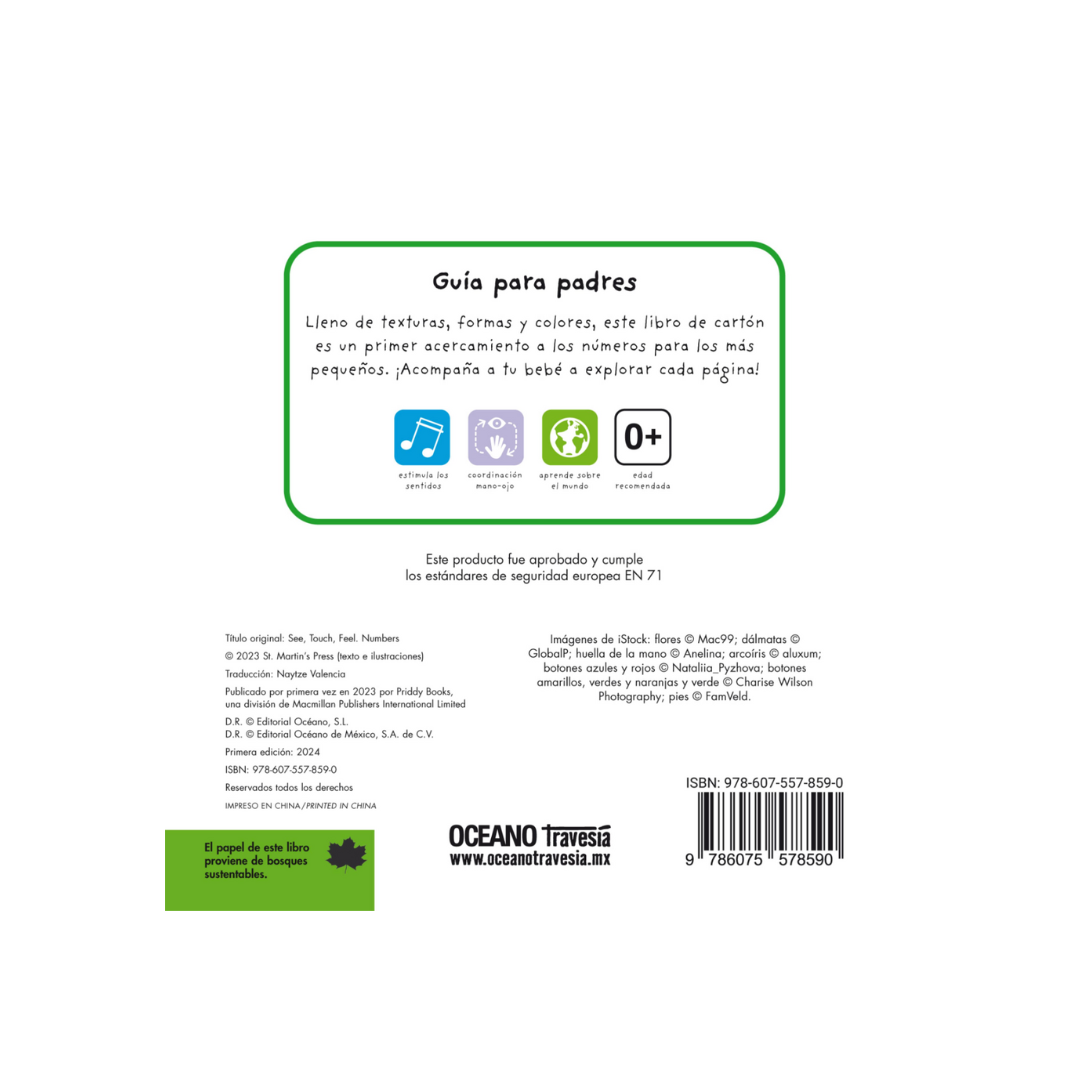 Mira, toca, siente. Números