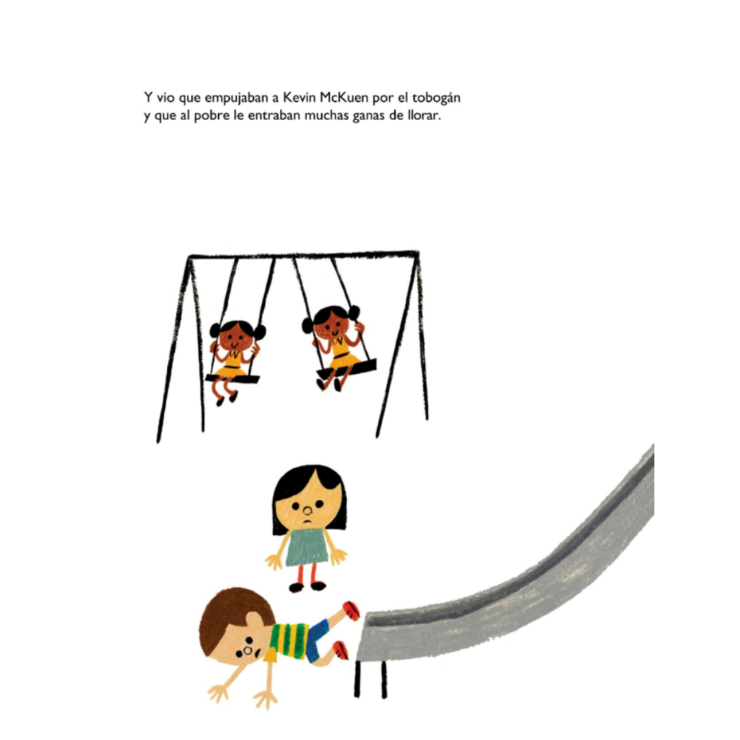 La niña más pequeña de toda la escuela