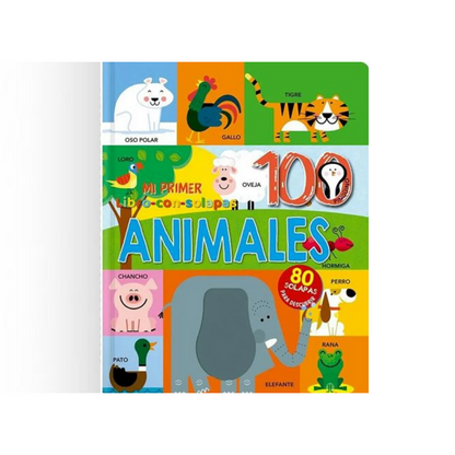 100 animales. Mi primer libro con solapas (cartoné)