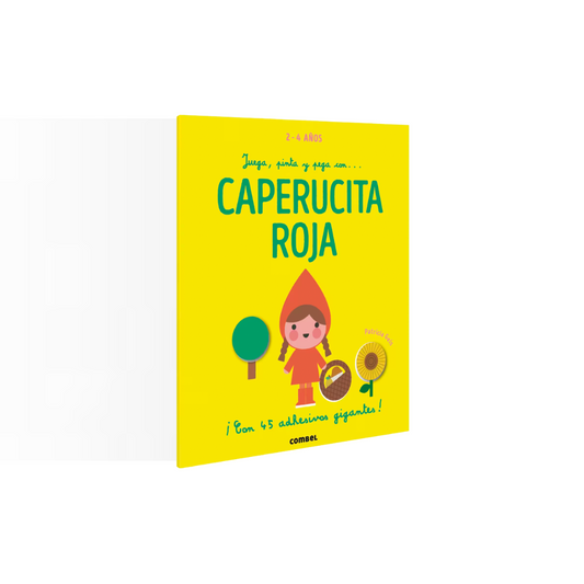 Juega, pinta y pega Caperucita Roja (tapa blanda)
