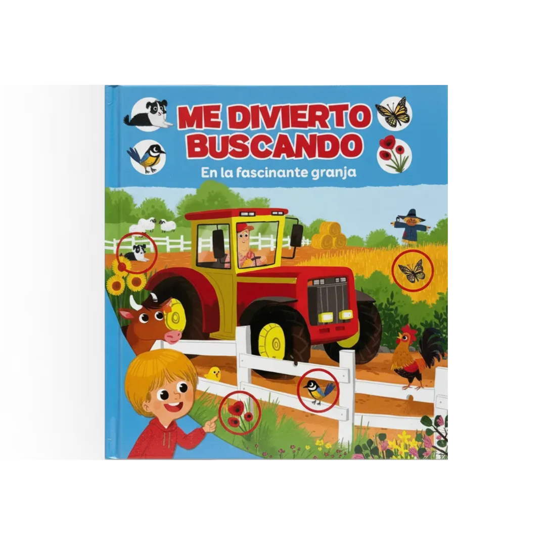 Me divierto buscando. En la fascinante granja (Cartoné)