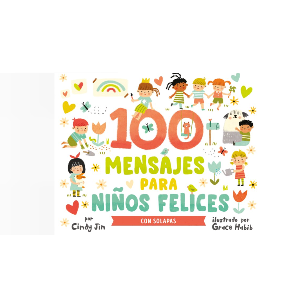 100 mensajes para niños felices (Cartoné)