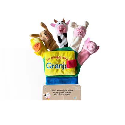 Libro guante Amigos de la granja