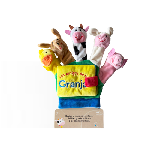 Libro guante Amigos de la granja