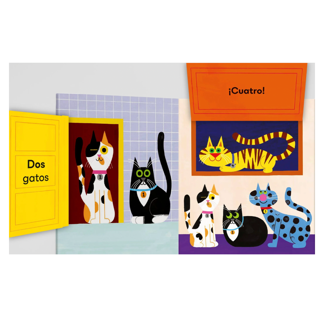 Un gato, dos gatos (cartoné)