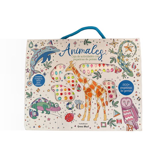 Animales. Caja de actividades con gemas