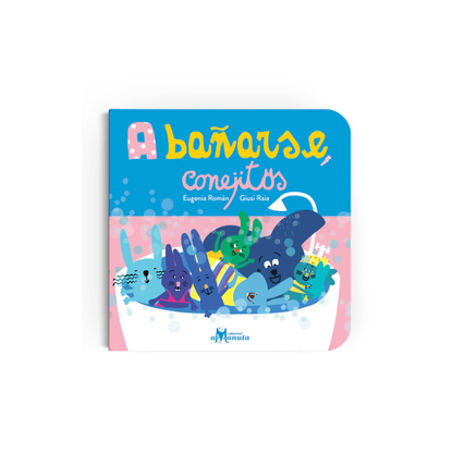 A bañarse, conejitos (cartoné)