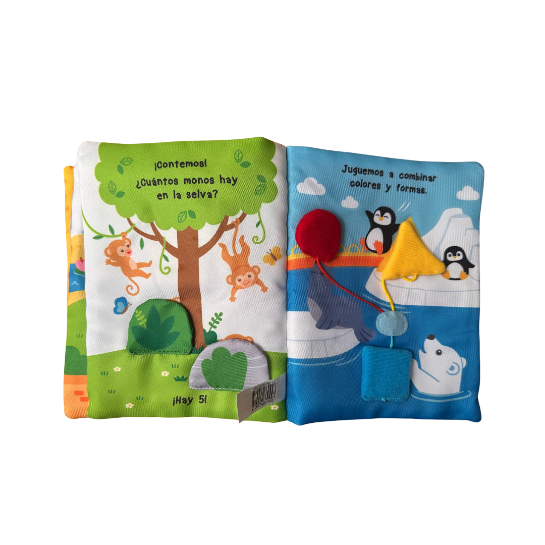 Mi primer libro de actividades con animales (Libro de tela)