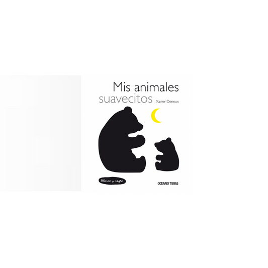 Mis animales suavecitos. Blanco y Negro (Cartoné)