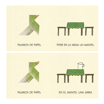 Pajarita de papel (Cartoné)