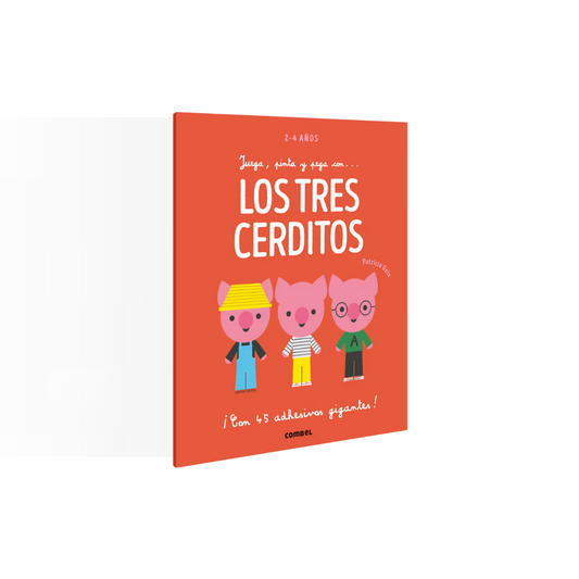 Juega, pinta y pega Los 3 cerditos (tapa blanda)