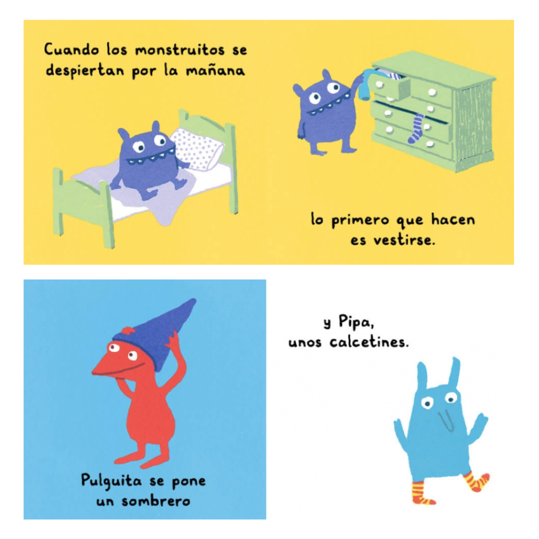 ¿Qué se ponen los monstruitos? (Cartoné)