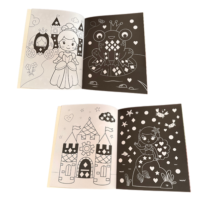 Neon stickers. Mundo mágico.