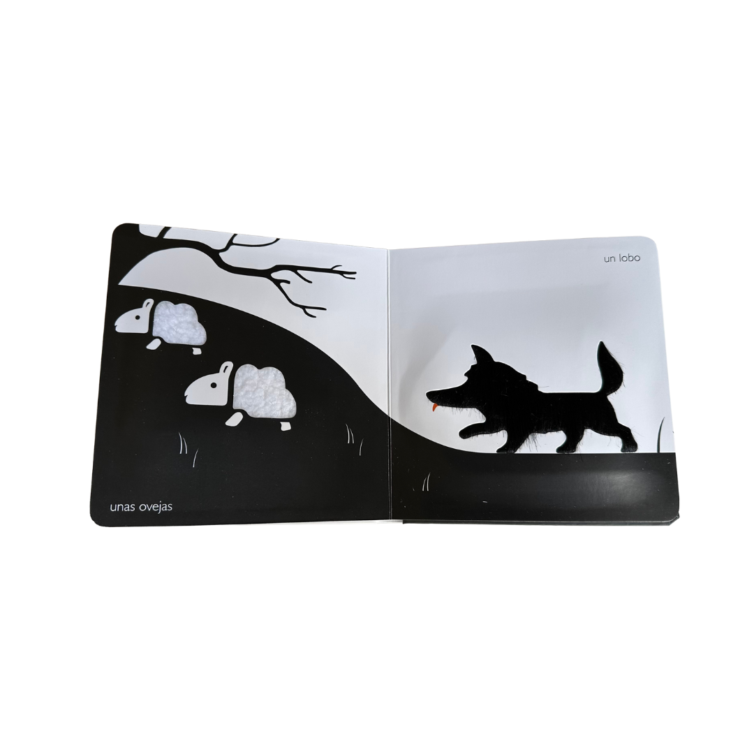 Mis animales suavecitos. Blanco y Negro (Cartoné)