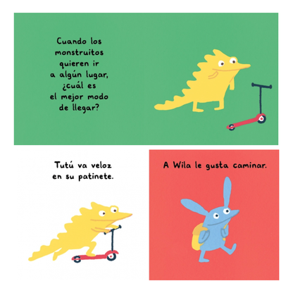¿Cómo viajan los monstruitos? (Cartoné)