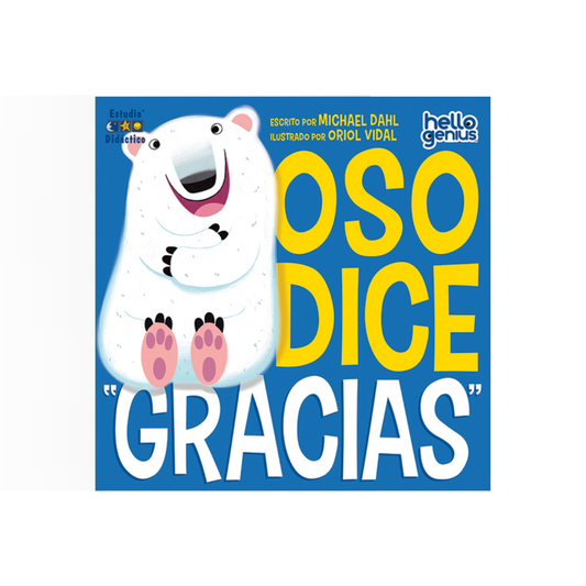 Oso dice gracias (Cartoné)