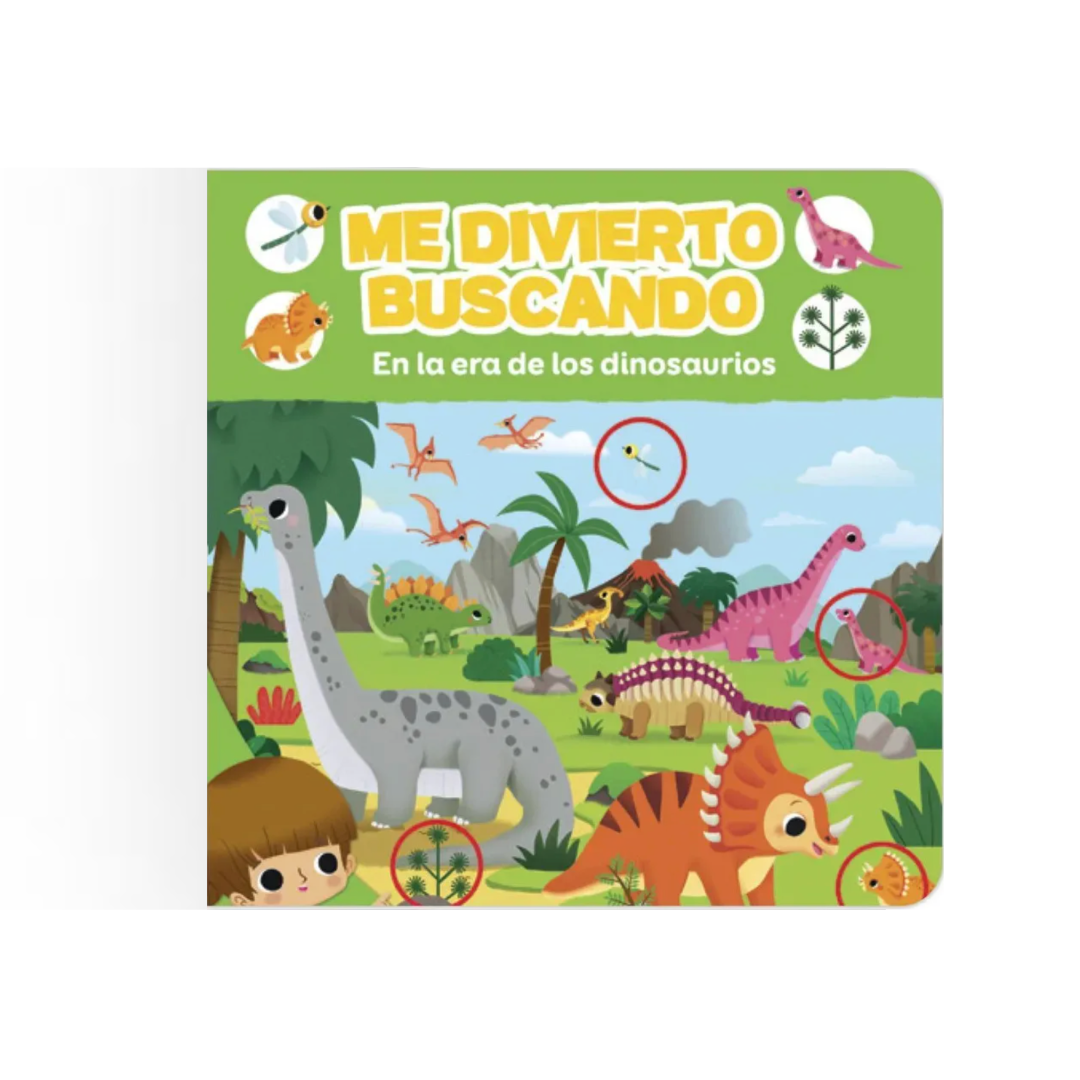 Me divierto buscando. En la era de los dinosaurios (Cartoné)