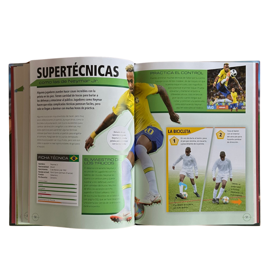 Escuela de fútbol. Las técnicas de las super estrellas